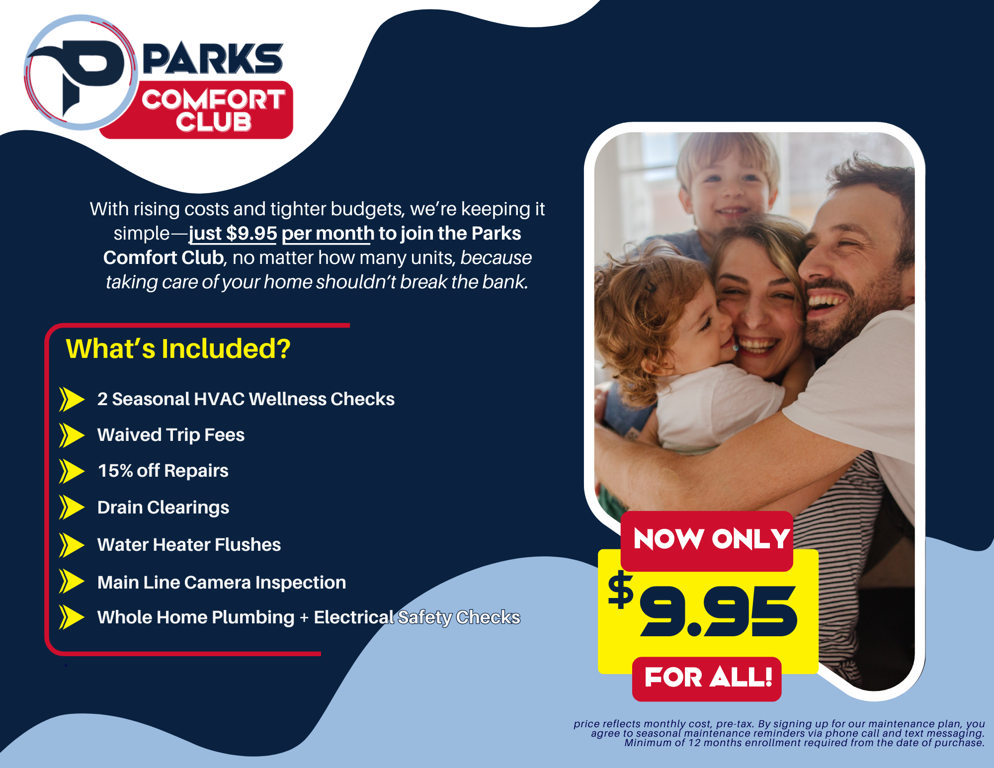 Parks Comfort Club Flyer